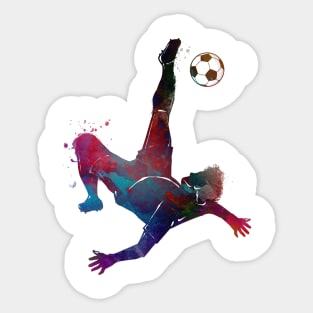 Football player sport art #football #soccer Sticker